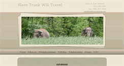 Desktop Screenshot of havetrunkwilltravel.com